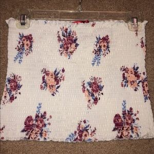 Cute Floral Tube Top